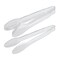Smarty Had A Party 12" Clear Disposable Plastic Serving Tongs (48 Tongs), 48PK 4542-CASE - alternate 4